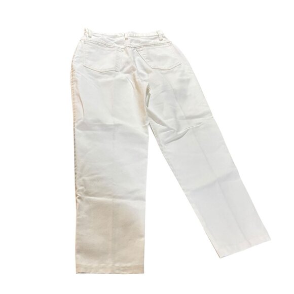 Vintage Sasson Cream High Rise Jeans 11/12 28" Waist - Picture 6 of 6